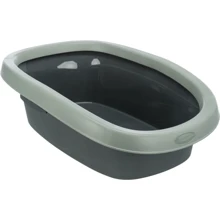 Туалет Trixie для котов BE ECO CARLO 58x38x17 см серый: Вид Открытый