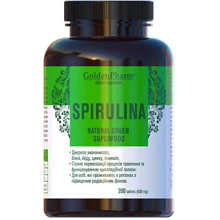 Голден-фарм Spirulina Спіруліна 200 таблеток: Форма випуску Таблетки