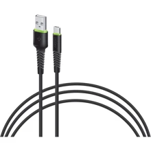 Кабель Intaleo USB Cable USB-C 3m Black (CBFLEXT3): Тип USB Cable - USB-C