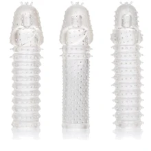 California Exotic Novelties 3 Piece Extension Kit насадка на пенис 15.25x3.75 см: Для кого Для мужчин