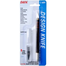 Нож Dafa модельный с пластиковой ручкой, 5 сменных лезвий (DAFA-C600S): Производитель Dafa