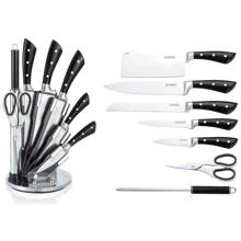 Набор кухонных ножей Набор металлических ножей на подставке Royalty Line RL-KSS811 7pcs: Наименование Набор кухонных ножей