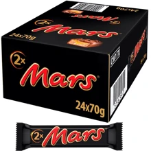 Упаковка батончиков Marsх2 с нугой и карамелью 24х70 г (УП5900951271045): Вес, г 1680