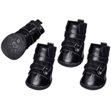 Ботинки Flamingo Xtreme Boots для собак комплект 4 шт. XXXL 8х10 см черные (43330): Тип Обувь