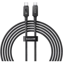Кабель Baseus Cable USB-C to USB-C Unbreakable Series Fast Charging 100W 2m Black (P10355800111-01): Тип USB-C - USB-C