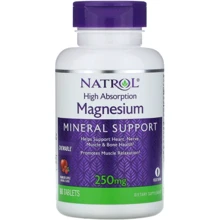Natrol High Absorption Magnesium, Cranberry Apple Natural Flavor, 250 mg, 60 Tablets (NTL-07066): Тип Магний