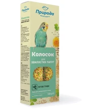 Лакомство для волнистых попугаев Природа Колосок луговые травы 140 г (4820157400272): Вид корма Лакомства