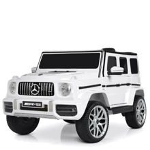 Детский электромобиль Bambi Racer Mercedes-Benz G-class, белый (M 4214EBLR-1): Вид джип