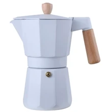Кофеварка гейзерная Bergner Naturally 380 мл 3 чашки (BG-38195-WH): Цвет белый