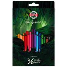 Карандаши цветные KOH-I-NOOR Dino, 36 цветные (3595036007KS): Тип Цветные