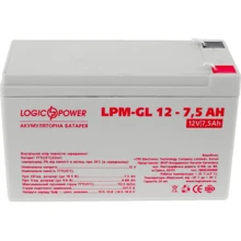 LogicPower LPM-GL 12В 7.5Ач (6562): Тип Аккумулятор