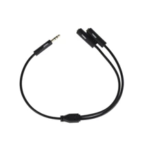 2E Adapter 3.5 мм jack x2, Black 2E-W9697: undefined undefined