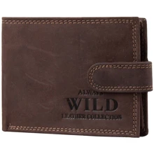 Мужское портмоне Always Wild коричневое (DNKN1187L-brown): Пол Мужской