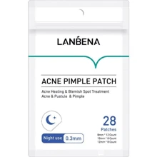 Lanbena Патчи от акне ночные 28 шт.: Пол Для женщин