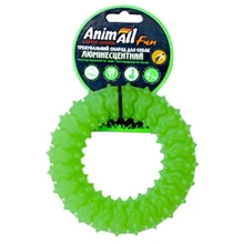 Кольцо AnimAll Fun ЛЮМИ с шипами люминесцентное 12 см зеленое: Производитель AnimAll
