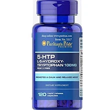 Puritan's Pride 5-HTP 100 mg 120 caps: Форма выпуска Капсулы