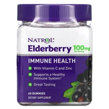 Natrol Elderberry (Immune Health) Бузина 60 жевательных конфет: Форма выпуска Таблетки жевательные