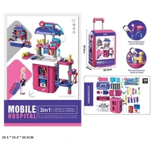 Игровой набор Доктор A-Toys стетоскоп очки горелка чемодан (8123AP): Производитель A-Toys