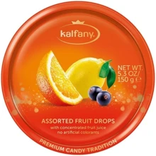 Льодяники Kalfany Assorted Fruit Candies фруктові 150г: Вага, г 150