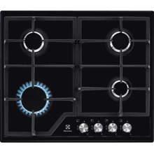 Варочная поверхность газовая Electrolux GEE26MB: Расположение панели спереди