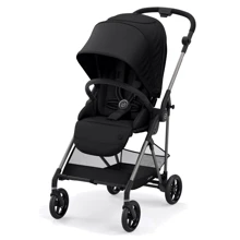 Прогулочная коляска Cybex Melio Deep Black: Тип коляски Прогулочная