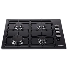 Варочная поверхность газовая Pyramida PSE 641 Black: Размеры для встраивания (ШxГ) 55x47 см
