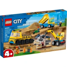 Конструктор LEGO City Строительные машины и шаровой кран для аварийных работ (60391): Серия City