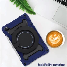 Аксессуар для iPad BeCover Armored Shockproof Case with Stand Blue (707236) for iPad Pro 11" (2020-2021): Цвет синий