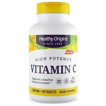 Healthy Origins, Vitamin C, 1.000 mg, 90 Tablets (HOG-15233): Тип Витамин C