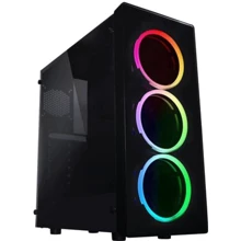 Корпус Raidmax Neon ARGB G21FWB Black: Форм-фактор материнської плати ATX / Micro-ATX / Mini-ITX