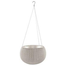 Горшок для цветов Keter Cozies S с цепочкой бежевый: Производитель Keter