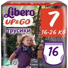 Libero Up & Go 7 (16-26кг) (16): Тип Підгузки-трусики