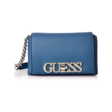 Жіноча сумка через плече Guess Uptown Chic темно-блакитна (HWVG7301780-OCE): Стать жіночий