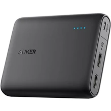 Внешний аккумулятор ANKER Power Bank PowerCore V3 10400mAh Black (A1214G11): Количество USB 2