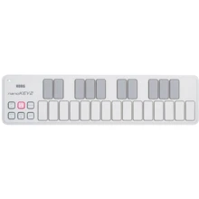 Компактная MIDI клавиатура Korg Nanokey 2 WH: Механика Динамическая