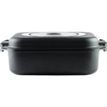 Гусятниця Pepper BLACK ICE 2в1 32x21x11 см (PR-6007): Найменування Гусятница с крышкой