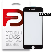 Защитное стекло для iPhone ArmorStandart Tempered Glass Pro 3D Black for iPhone 8 Plus / 7 Plus (ARM55366-GP3D-BK): Тип защиты экрана на экран