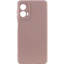 Чохол для телефона TPU Case Getman Liquid Silk Full Camera Pink Sand для Motorola G24: Сумісність Motorola G24