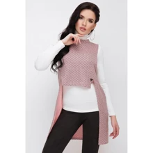 Жилет FashionUp KD-1616D-42 42 рожевий: Склад акрил, бавовна
