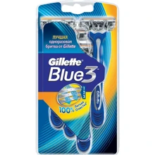 Gillette Blue3 Станки для бритья одноразовые 3 шт.: Вид Бритвенные станки