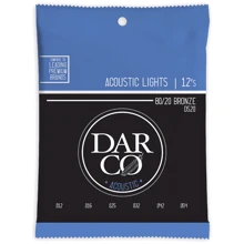 Струна для гитар Струны MARTIN D520 Darco Acoustic 80/20 Bronze Light (12-54): Тип Комплект струн