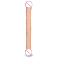 Двухсторонний фаллоимитатор LoveToy King-Sized Realistic Slim Ultra Double Dildo 17": Назначение Вагинальные
