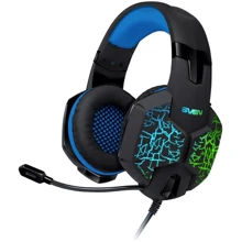 Навушники SVEN AP-U980MV Black / Blue: Тип конструкції повнорозмірні