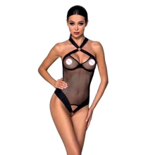 Сетчатый боди с халтером Amanda Body black XXL/XXXL - Passion: Для кого Для женщин