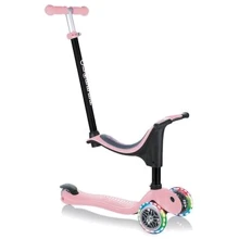 Самокат GLOBBER серии GO UP SPORTY пастельный розовый, до 20/50кг, 1+, 3 колеса с подсветкой: Количество колес 3