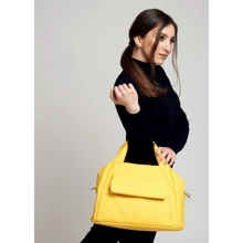 Женская спортивная сумка Sambag Vogue BKS желтая (90153028): Пол Женский