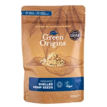 Насіння конопель Green Origins очищене органічне 100 г (5060426630774): Вага нетто 100 г