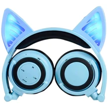 Светящиеся Bluetooth наушники с кошачьими ушками UFT BL107 Blue: Производитель UFT