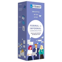 Formal vs Informal Communication. Картки для вивчення англійських слів: Производитель English Student