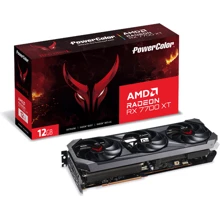 Відеокарта PowerColor AMD Radeon RX 7700 XT 12GB GDDR6 (RX 7700 XT 12G-E/OC): Обсяг пам'яті, Гб 12